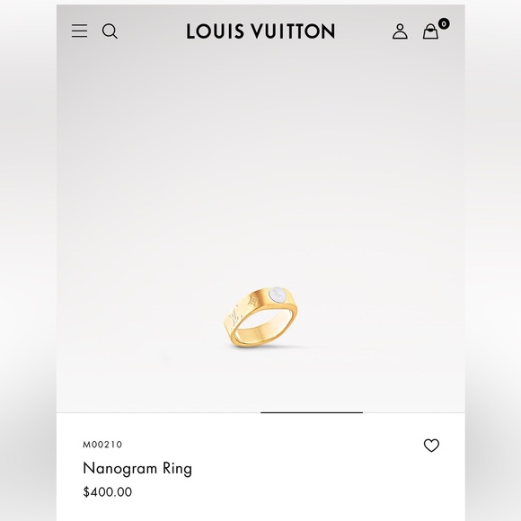 🔥🔥. Louis Vuitton Monogram ring size small - Picture 10 of 10